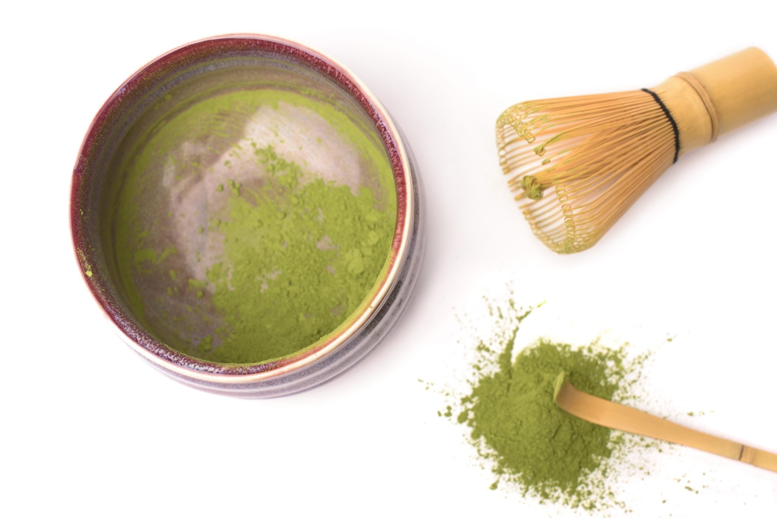 samurais tea matcha set with whisk and bowl